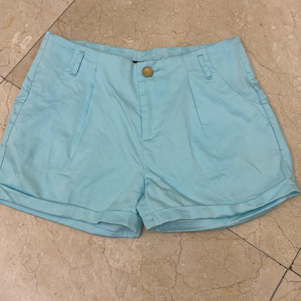 HWA Women’s blue Shorts Sz: M Stretch fabric